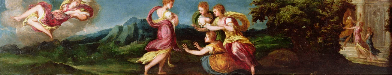 Ninfe in un paesaggio